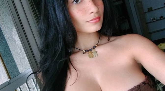Latina teen with perfect tits